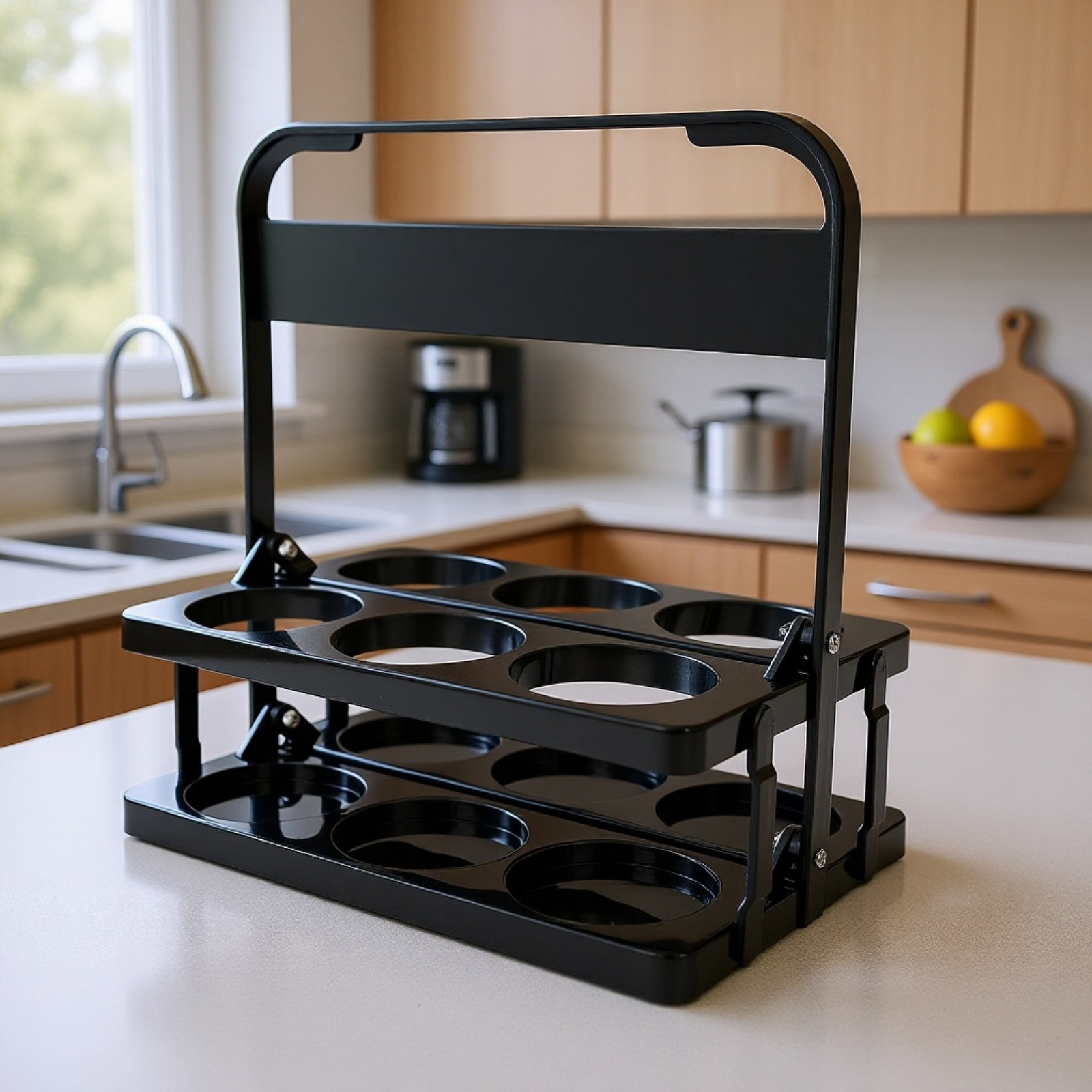 6本用折りたたみ式ワインラック 折りたたみ式プラスチックビールバスケット 折りたたみ式飲料ラック ビールラック ポータブル 6本用