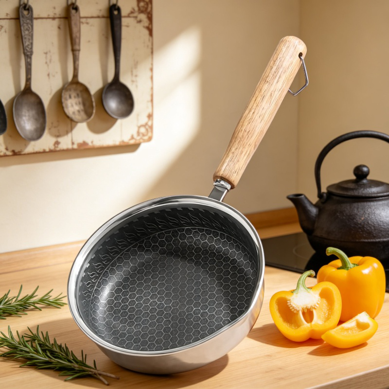 Household Non-Stick Frying Pan for Induction Cooker