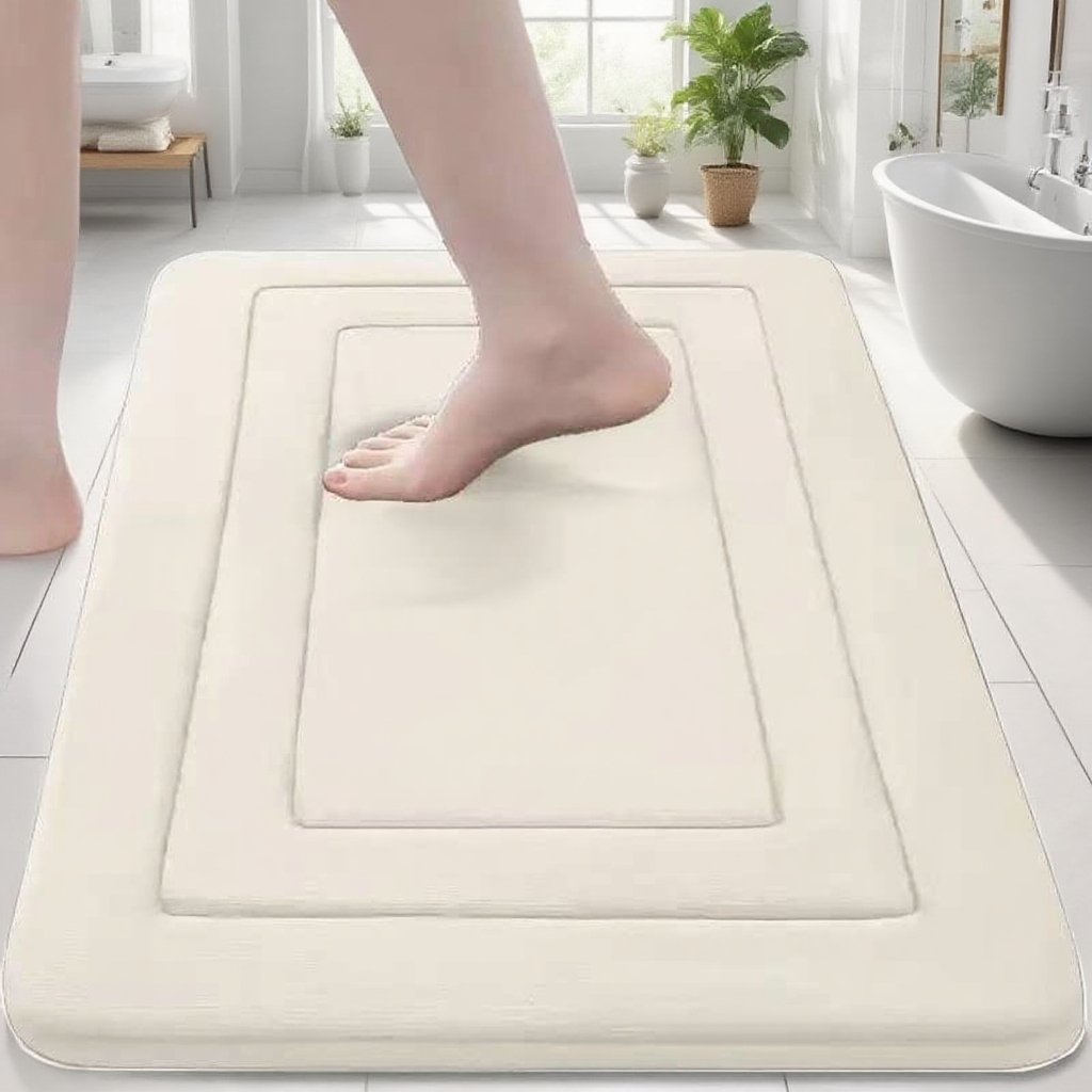 浴室加厚記憶棉防滑墊