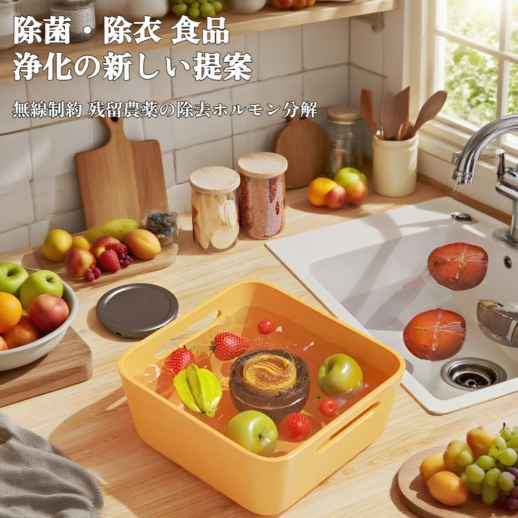 ワイヤレス家庭用果物・野菜洗浄機