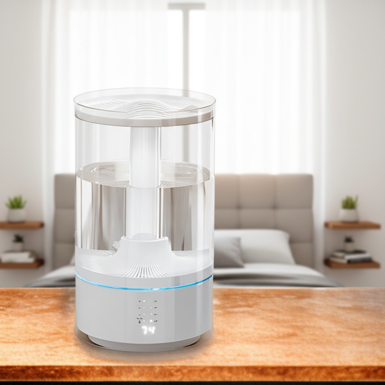 Humidificateur domestique à ultrasons, grande capacité, purification de l'eau