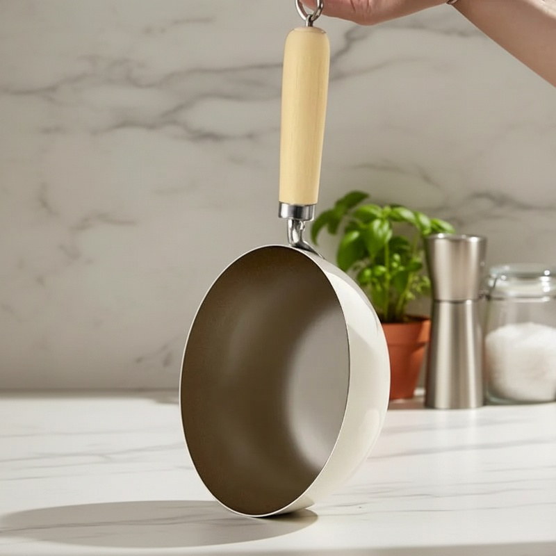 Ceramic NonStick Pan Mini Frying Pan NonStick Pan NonCoating WearResistant Durable Household
