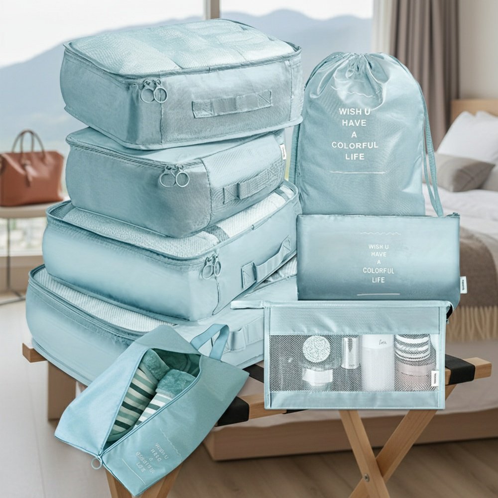 Durable zipper and handle details of storage bags