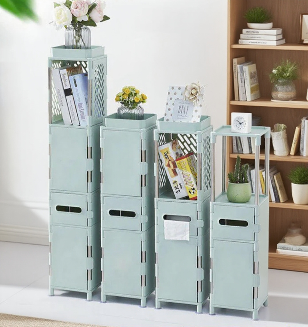 Szafka szczelinowa stojąca na podłodze – widok z przodu