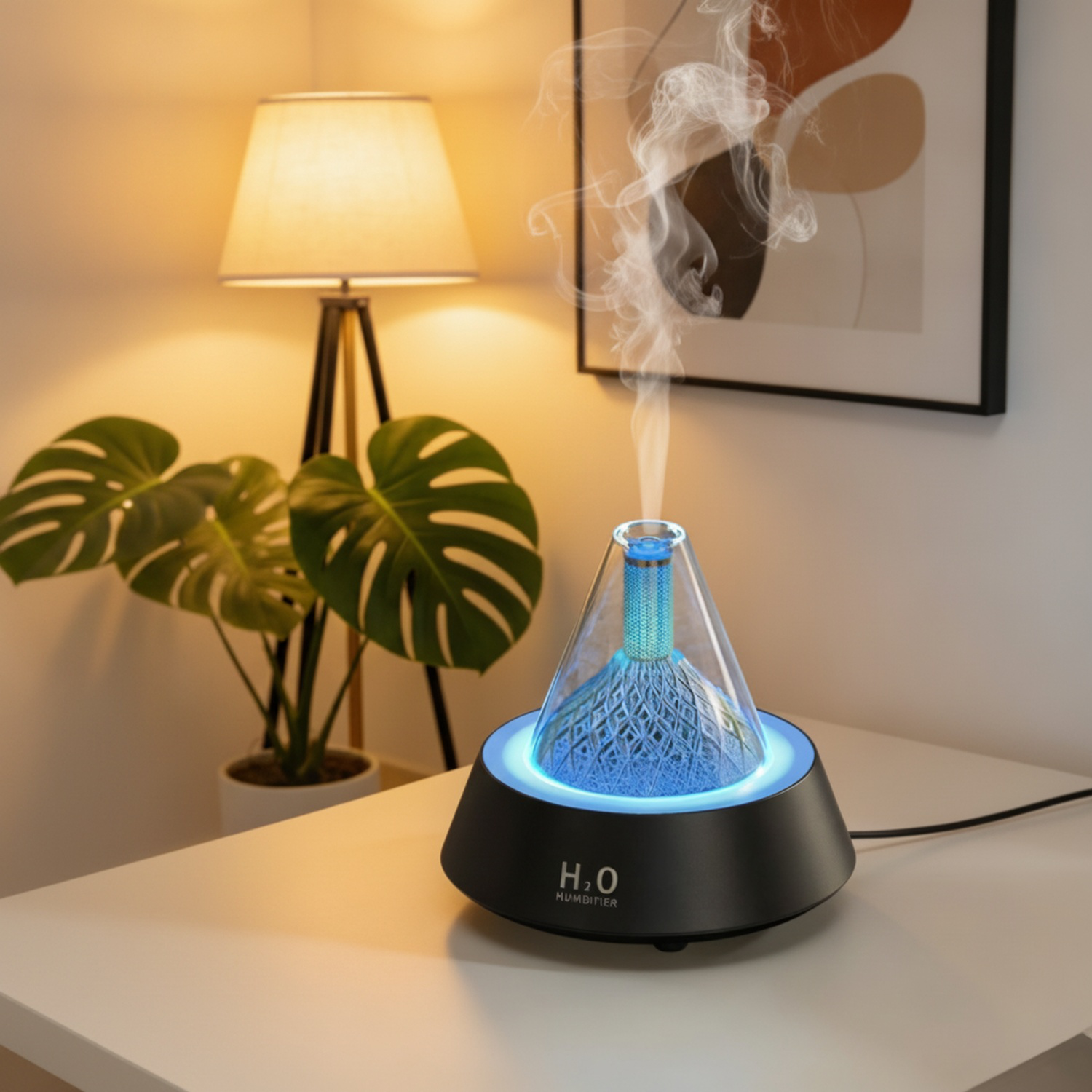 Aromatizador mini volcán decorativo para dormitorio