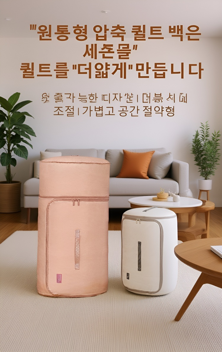 이불 및 의류 정리 가방 대용량 수납 이미지