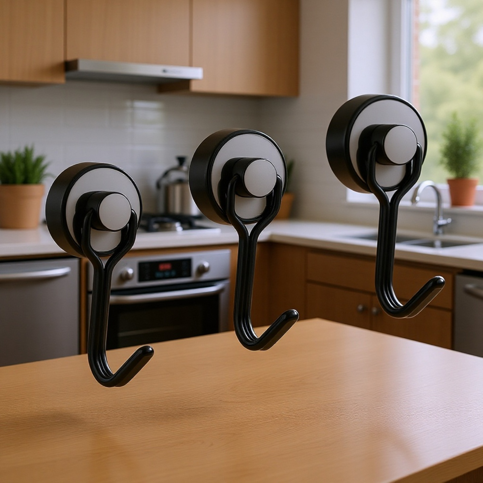 Magnetický háček na kuchyňské náčiní