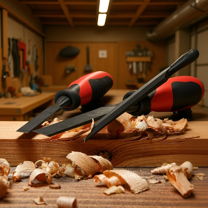 Zimmerleute Herzstück trimmen Meißel Handarbeit Schlagzeug Steckplatz Werkzeug