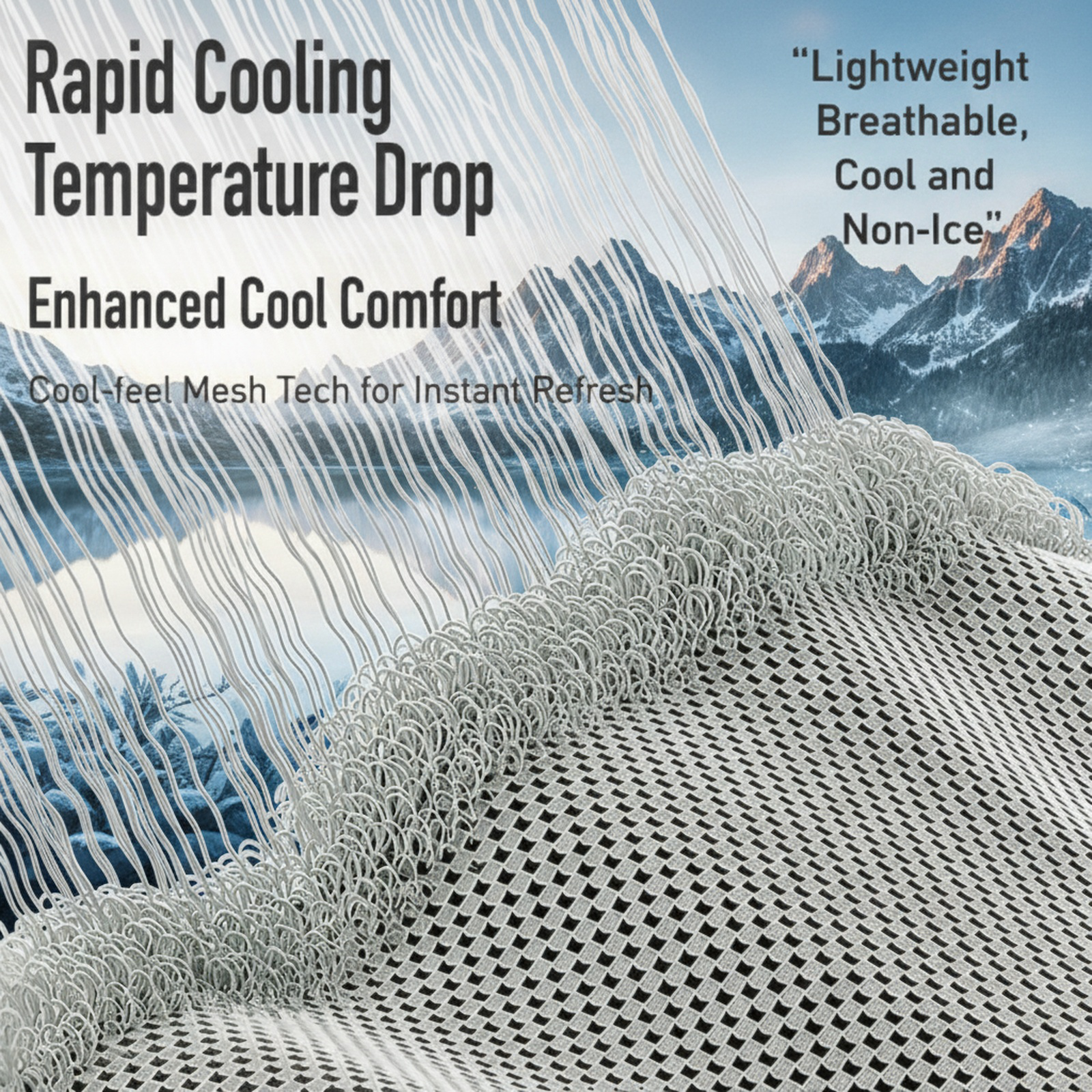 【40x40/40x80/80x130cm】-10℃ Cooling Effect Icy Towel, Quick-Drying Towel, 15-Minute Quick-Drying Spor