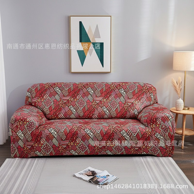 Soft and durable bohemian style couch cover
