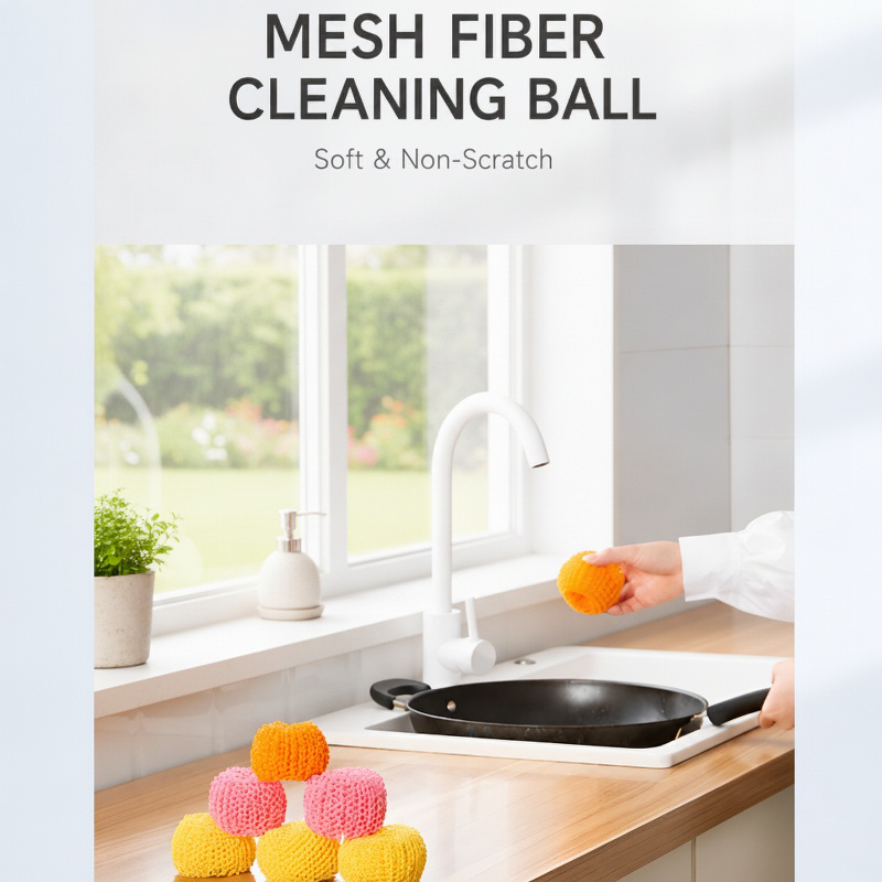 Nano No-Shedding Cleaning Steel Wool Ball for kitchen cleaning