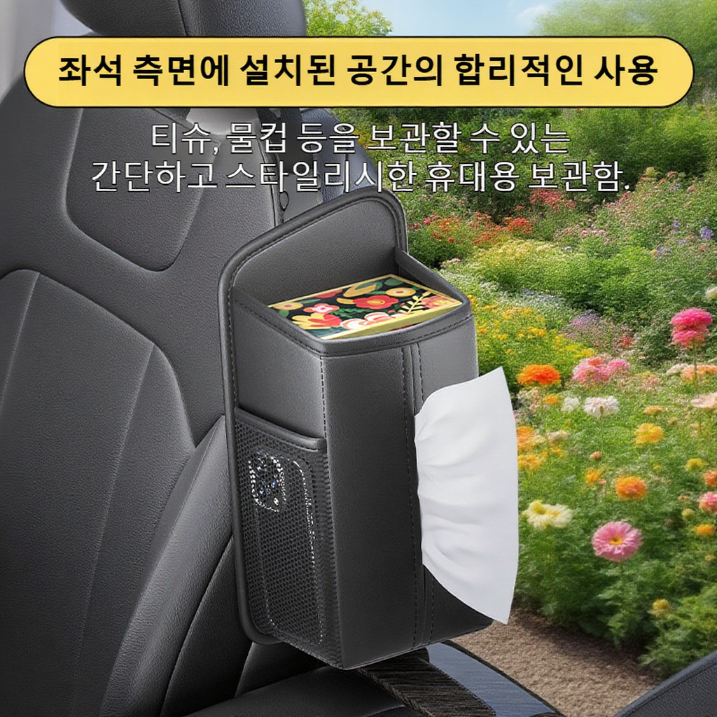 차량용 의자 등받이 걸이 수납 가방