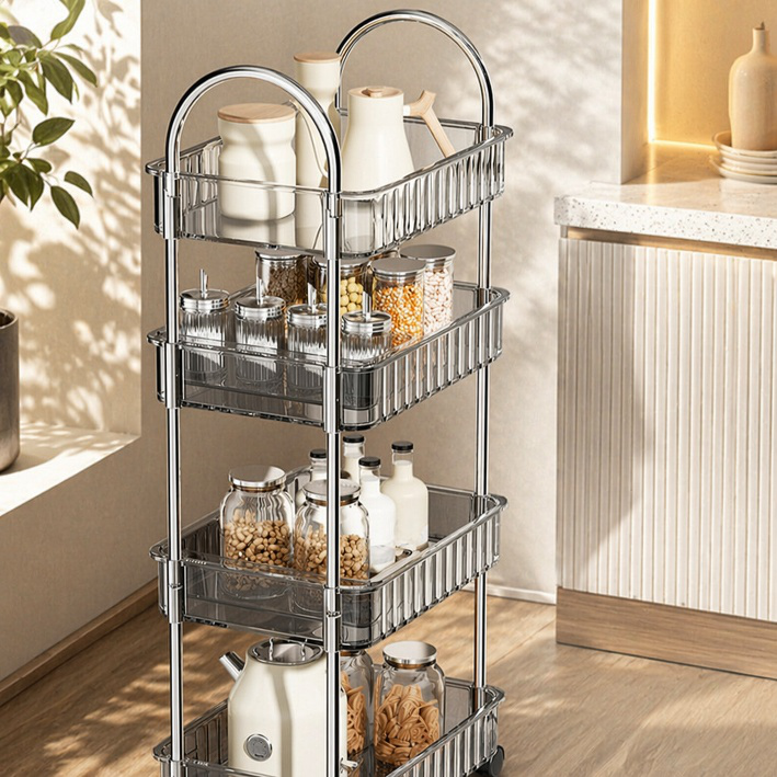Detachable Multi-functional Kitchen Storage Trolley