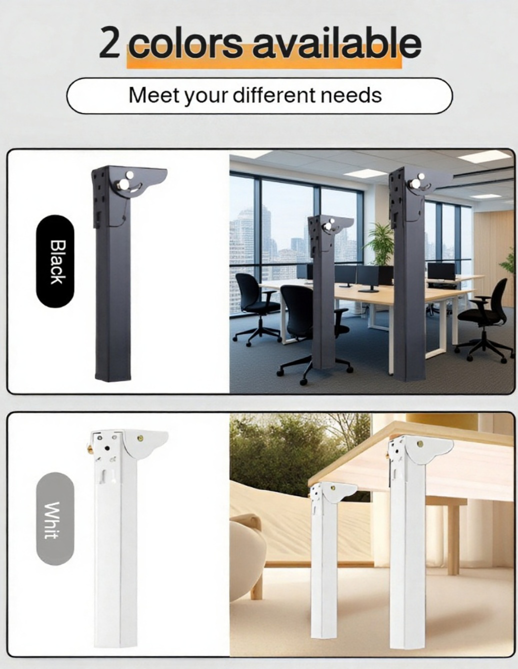 Patas de soporte plegables para mesa de camping