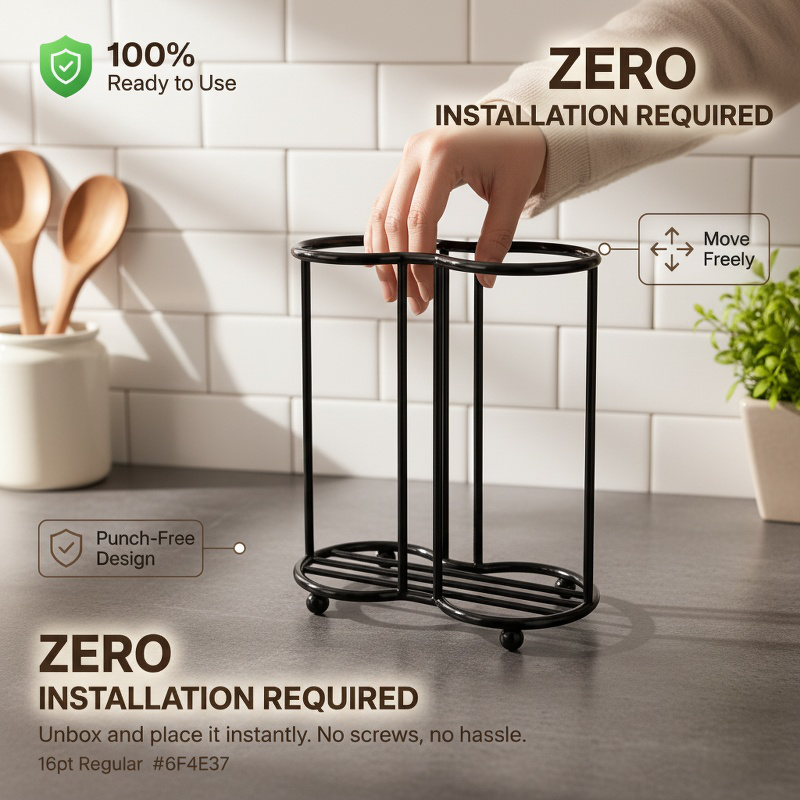 Multifunctional Bar Counter Milk Tea Coffee Cup Holder