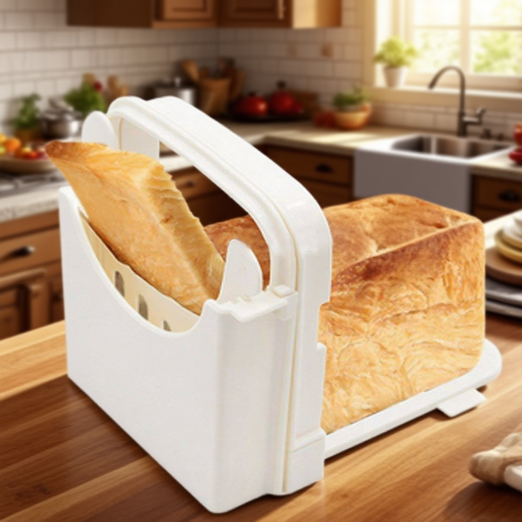 Kompakter Toast Brotschneider für jede Küchengröße