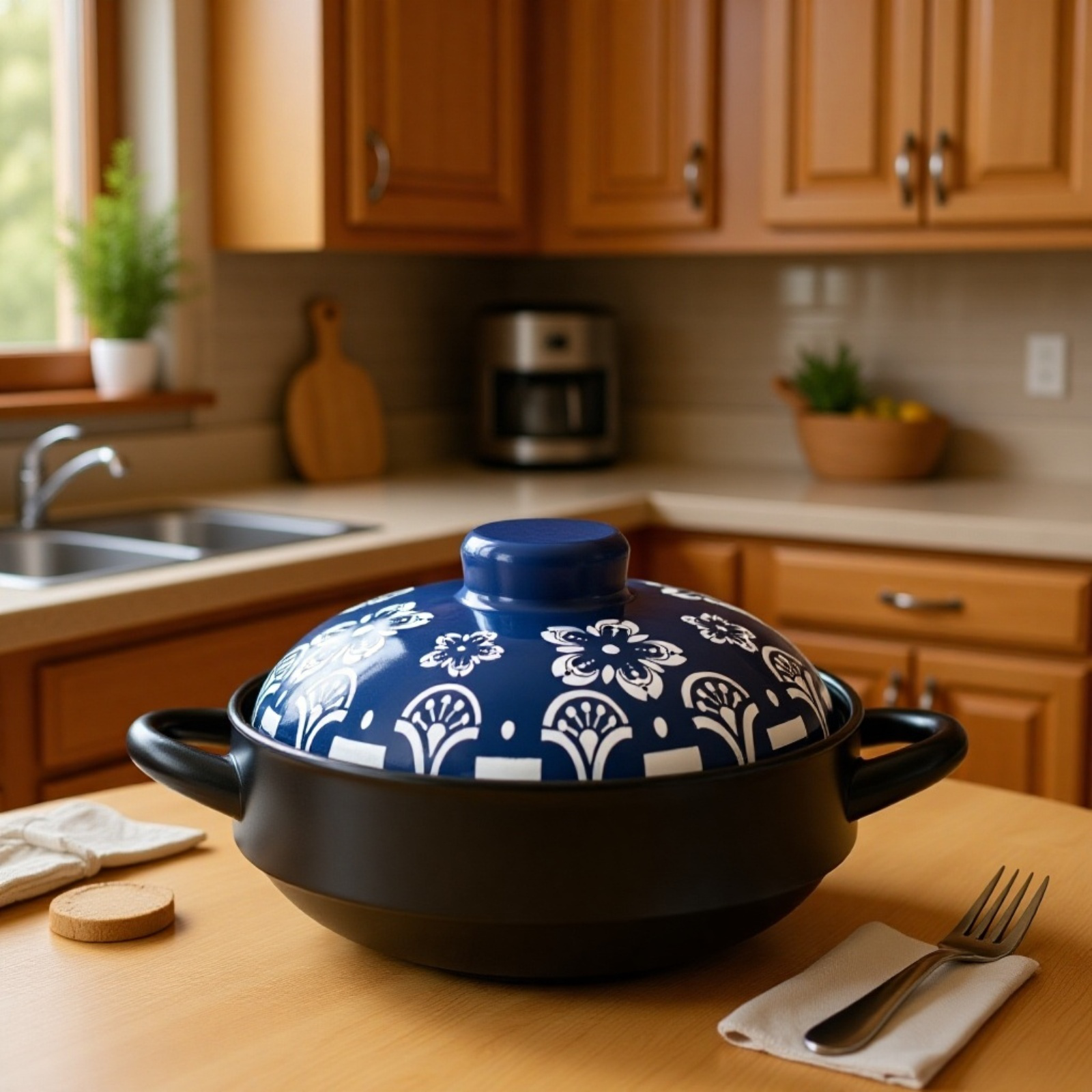 Olla de barro resistente al frío tamaño 9