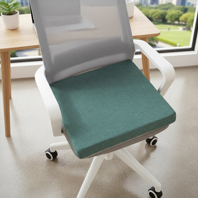 45D Firm Sponge Mat for Plank Support, Mattress, Bay Window, and Sofa – Linen Cover