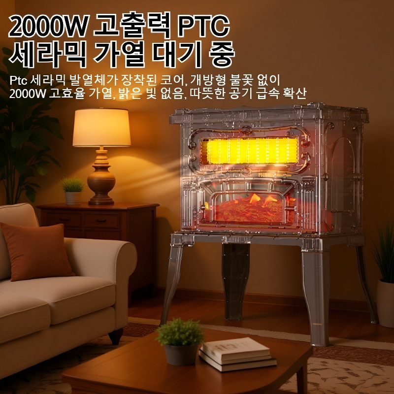 가정용 벽난로 시뮬레이션 화염산 난방기