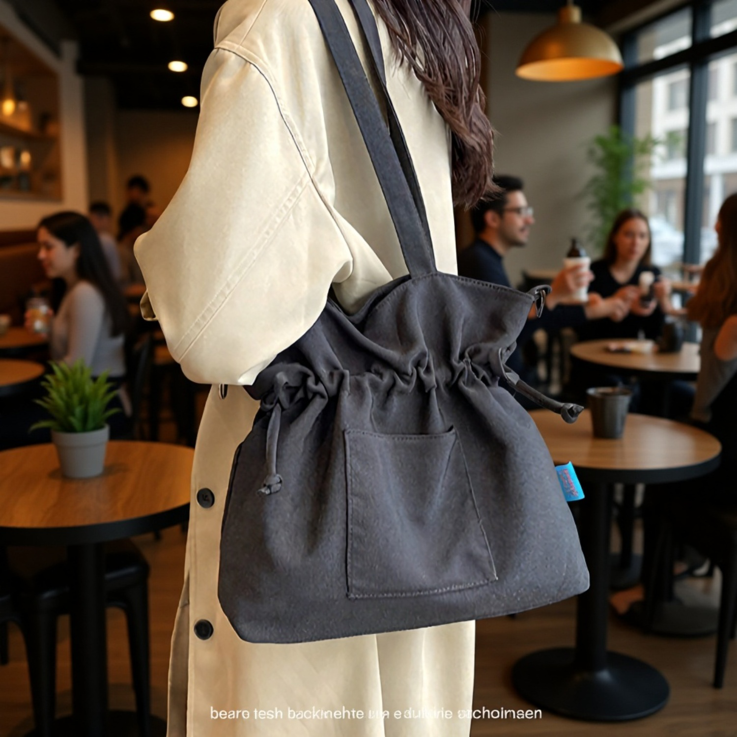 新作キャンバストートバッグ 大容量 韓国風 レディース用