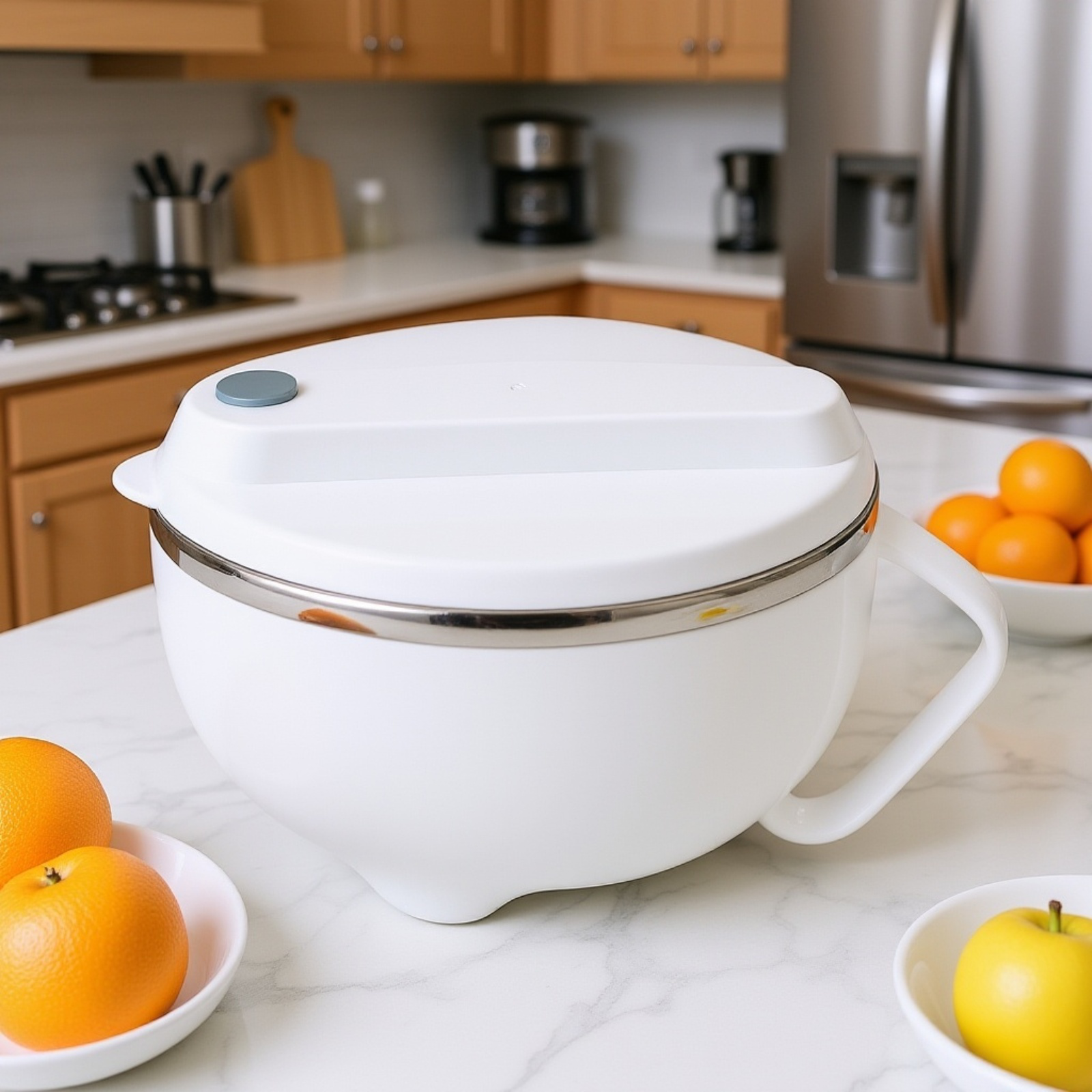 304ステンレス鋼インスタントラーメンボウル蓋付きシングル寮学生ランチボックスオフィスワーカーポータブルランチボックスランチボウル