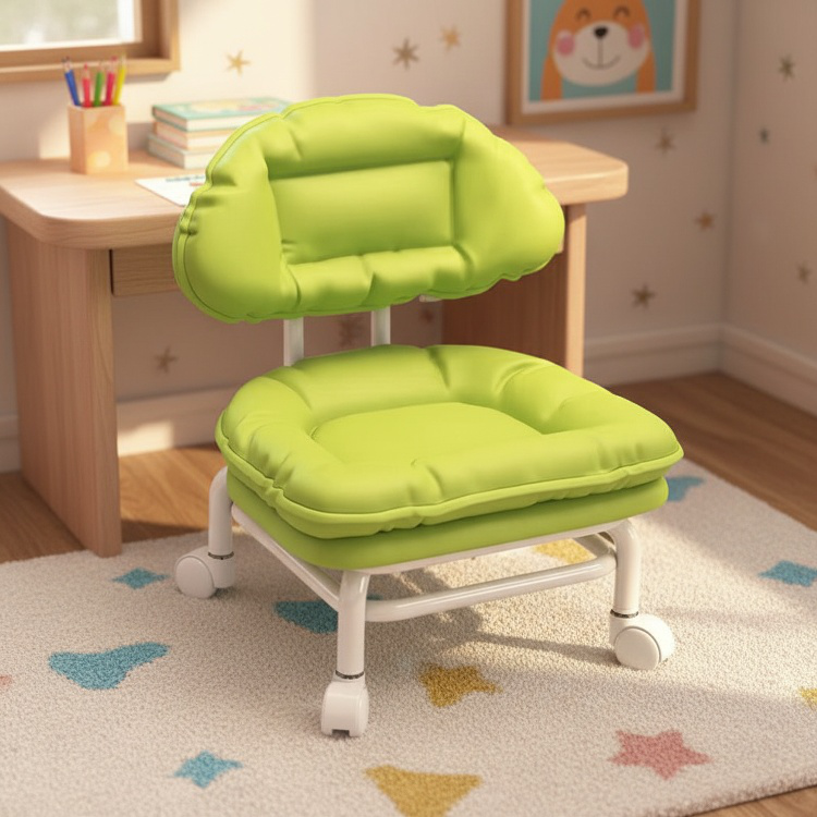 Taburete ergonómico y seguro para uso infantil