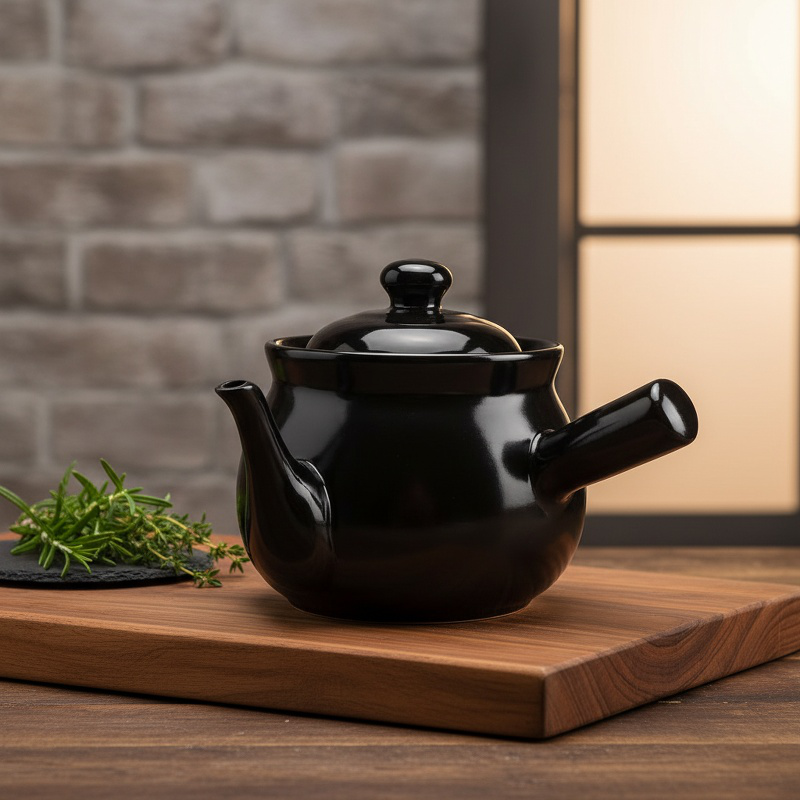 Chinesischer Arznei-Gesundheits-Tontopf, hochtemperaturbeständiger Arzneitopf