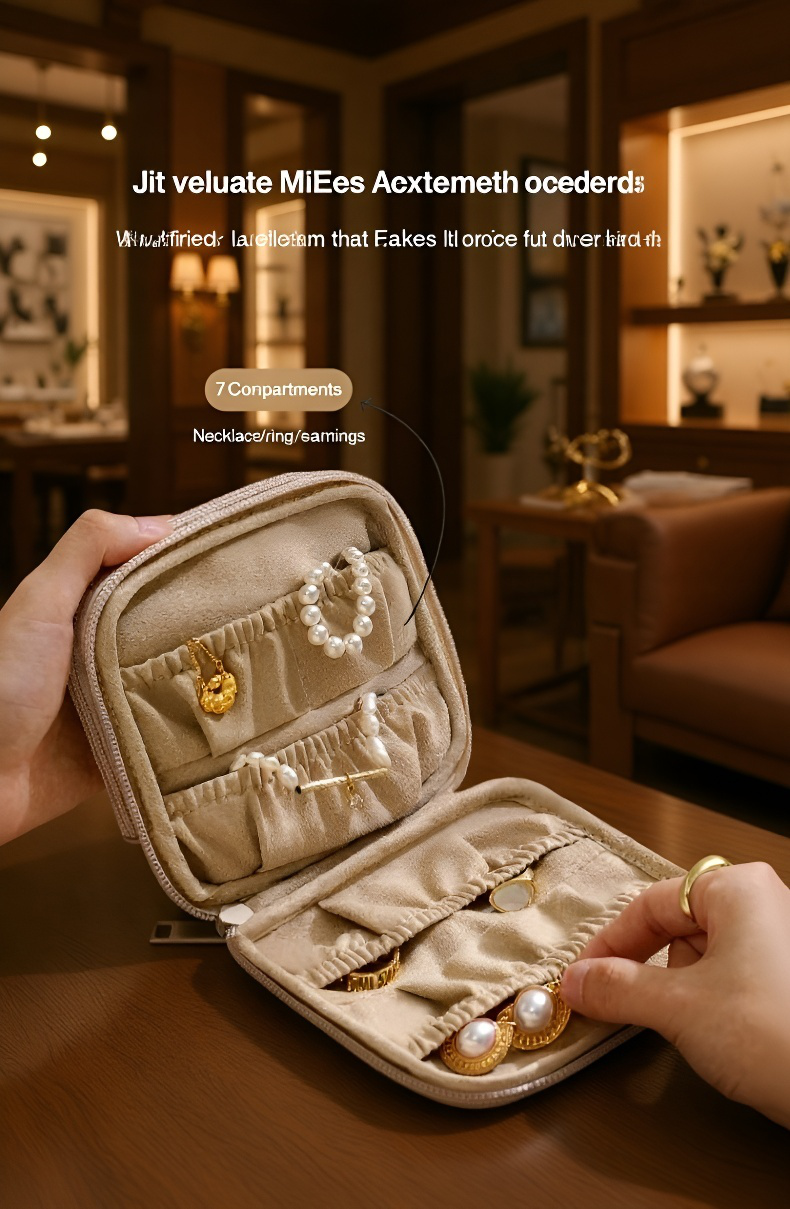 High-quality double-layer jewelry storage solution