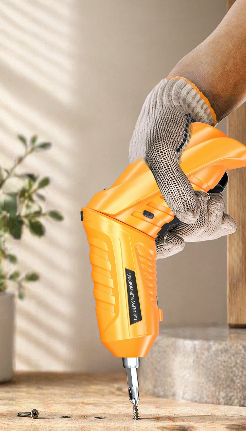 Rechargeable mini screwdriver for DIY projects