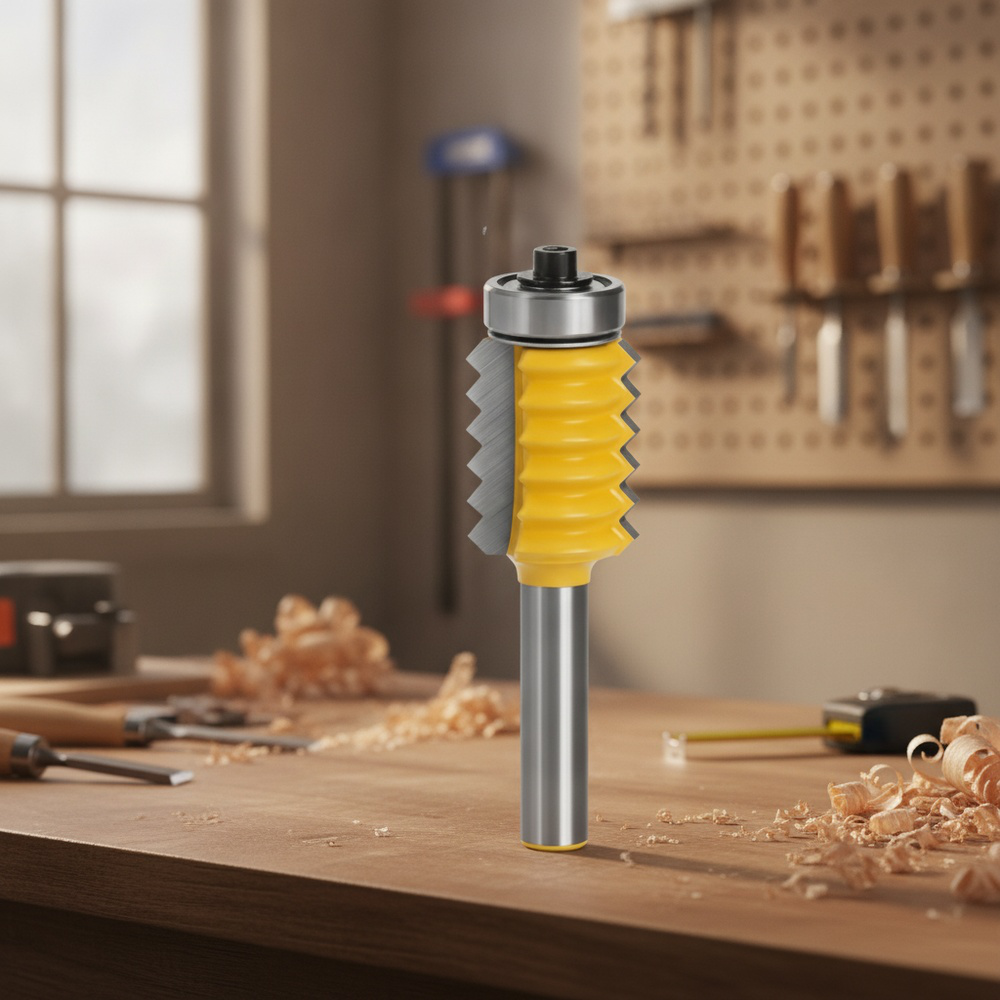 Mango de 8 mm Fresa multidiente para mortajar y espigar Fresa para trabajar la madera Fresa de línea