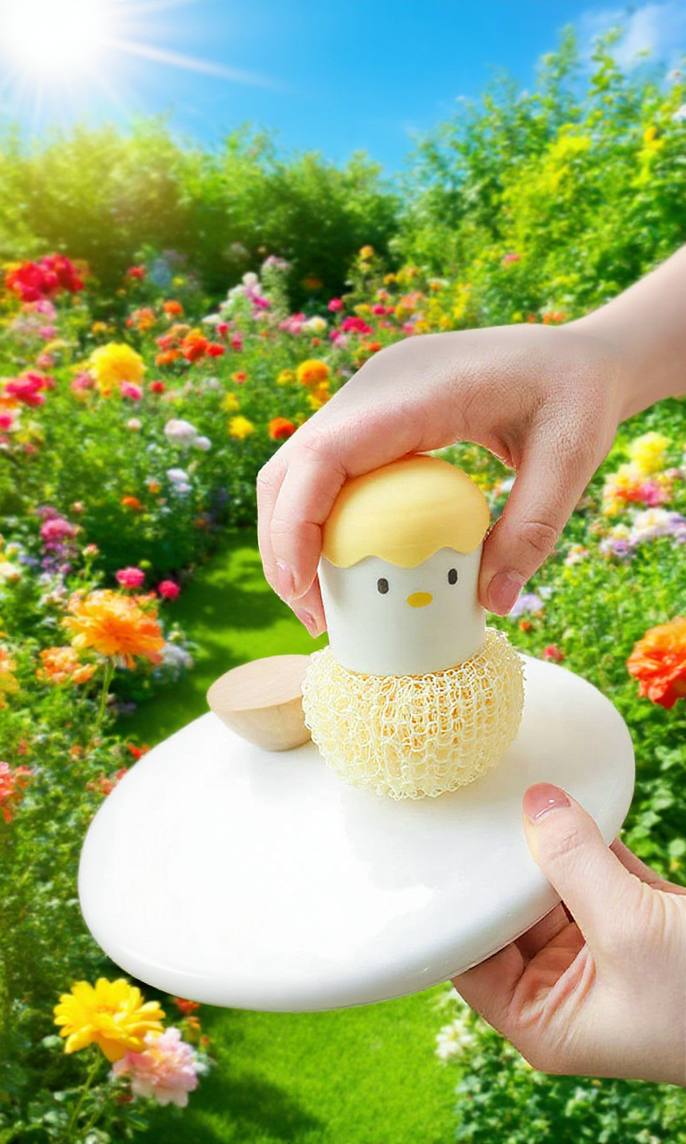 Fibra de limpieza eficiente para cocina