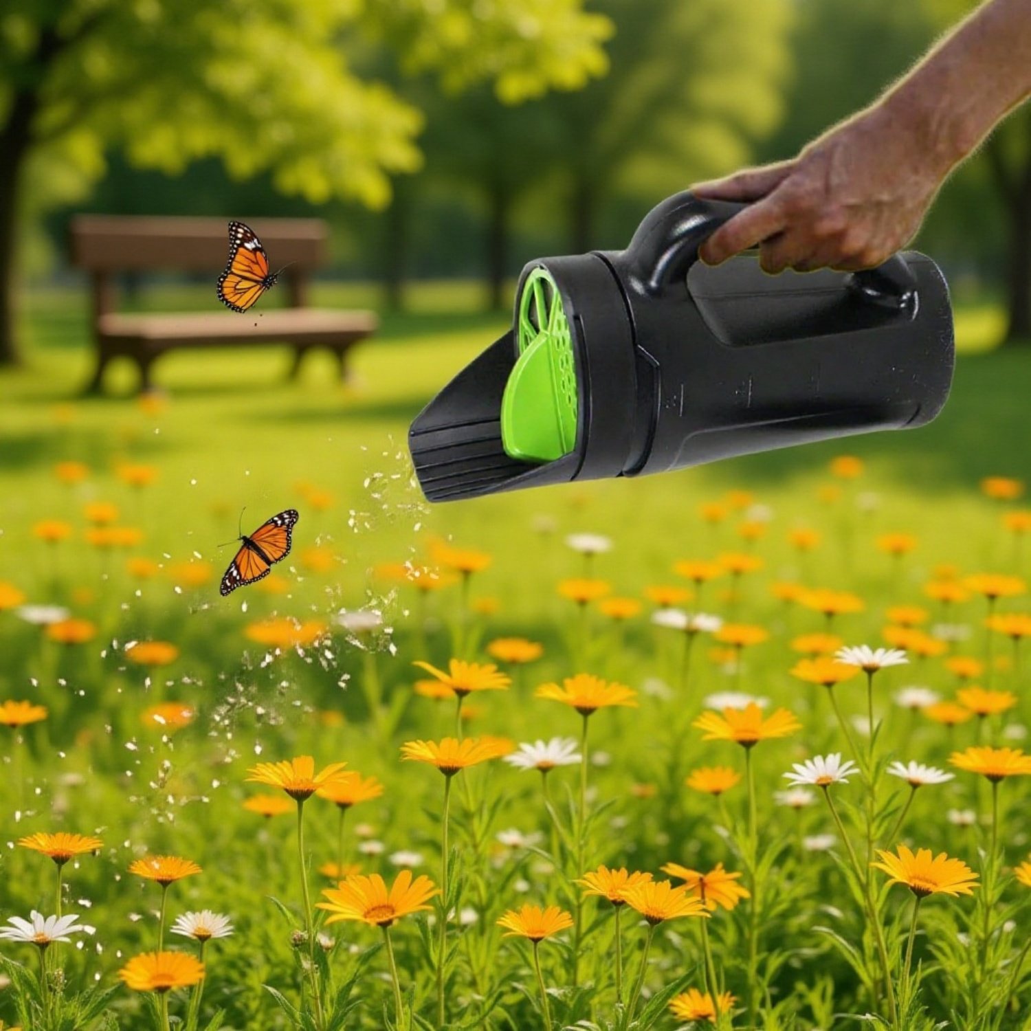 Gartenrasen-Gemüsesamen-Sämaschine