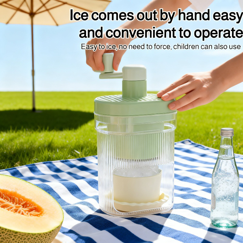 Manual Home Ice Shaver Small Size for Making Fluffy Shaved Ice