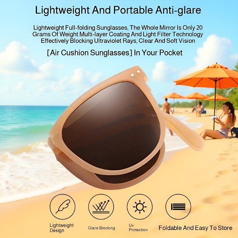 Stylish Women's Foldable Polarized Sunglasses