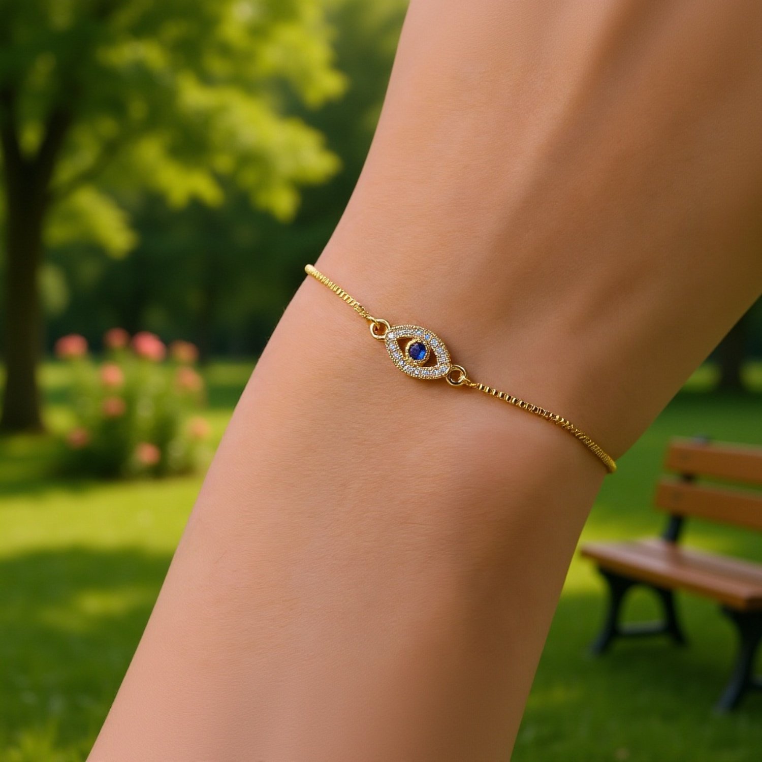 Ďábelské oko náhrdelník s přívěskem – univerzální titanová ocel