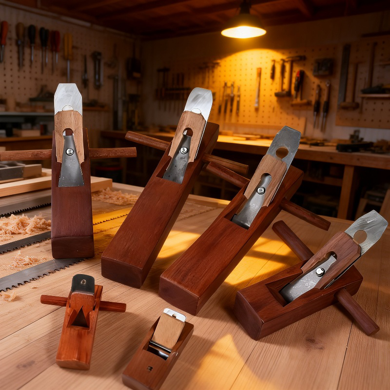 Cepillo de caoba para recortar bordes, herramienta manual para biselar madera