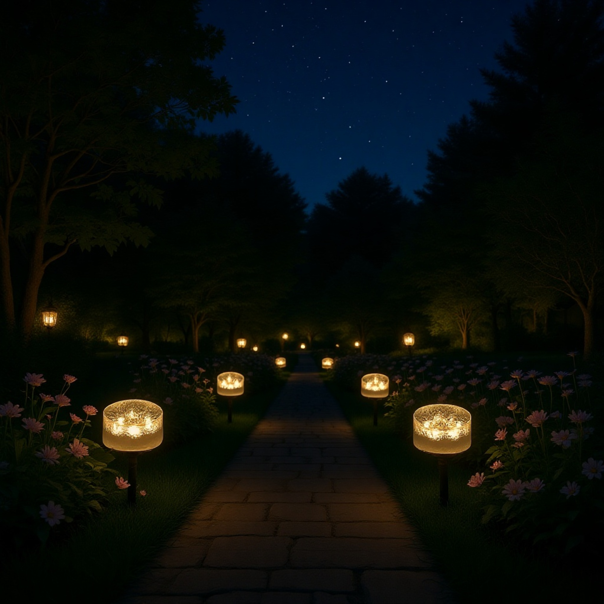 ソーラーガーデンライト 埋め込み式 屋外防水LEDランタン