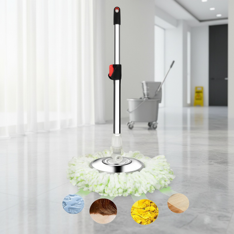 Rapid Dehydration Mop Dunn Cloth Dual Drive Lightweight HandFree