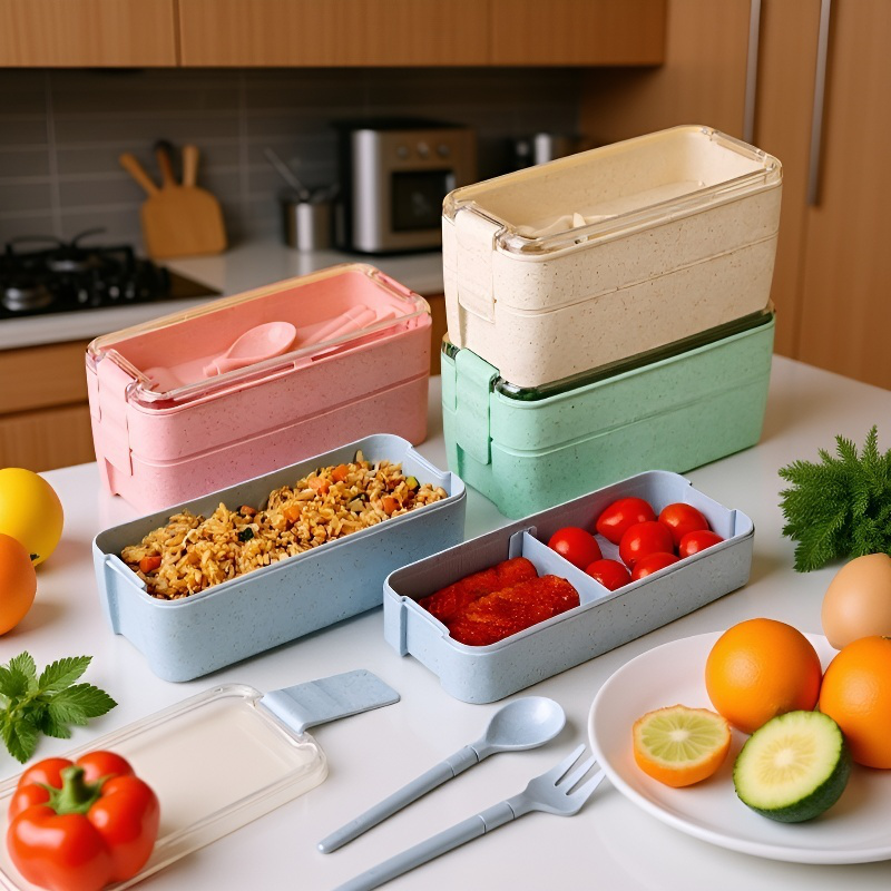 Caja de Almuerzo Bento Conservadora de Frescura