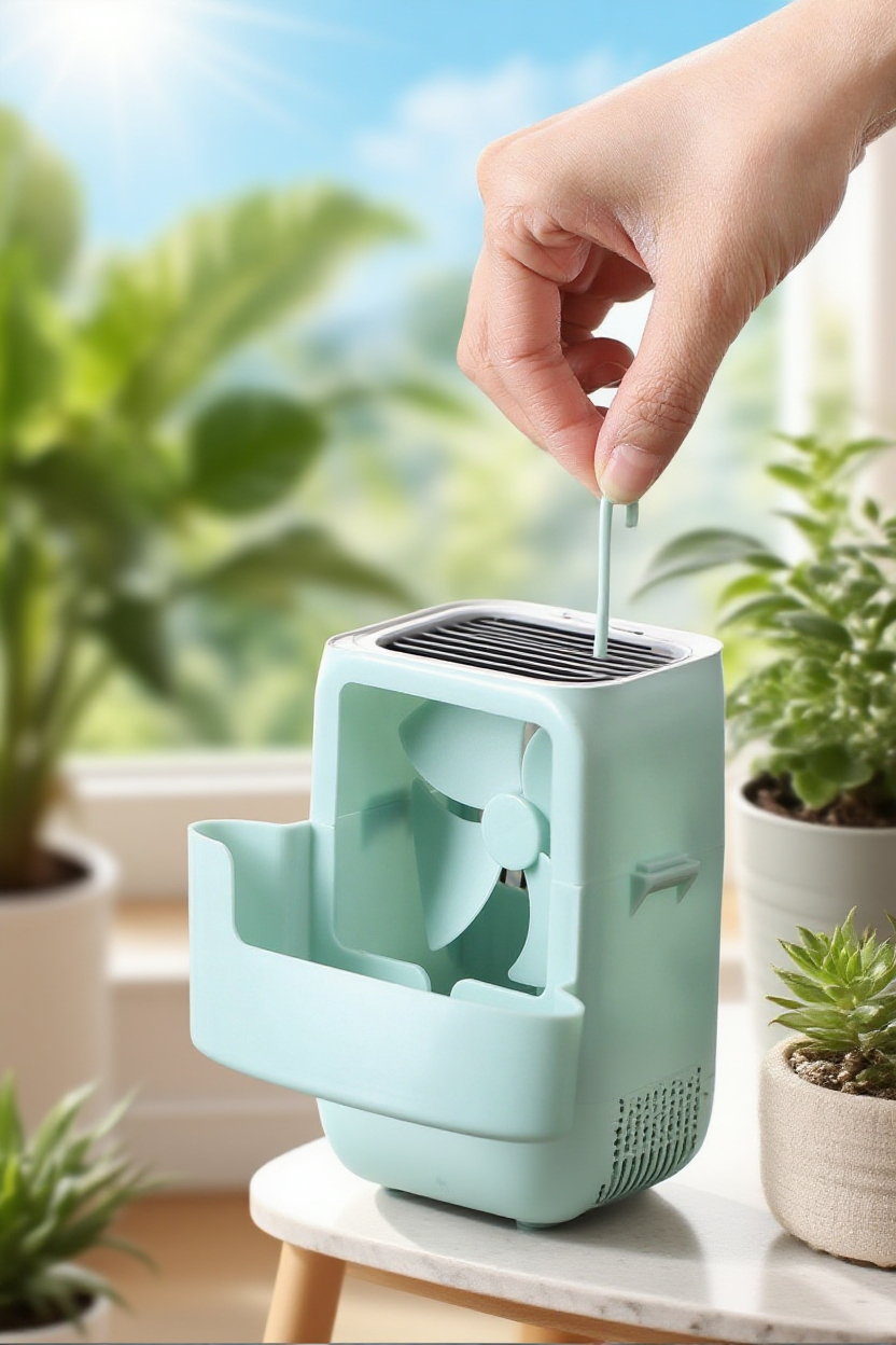 Chladicí zařízení na zavěšení pro domácnost s možností přidání ledu