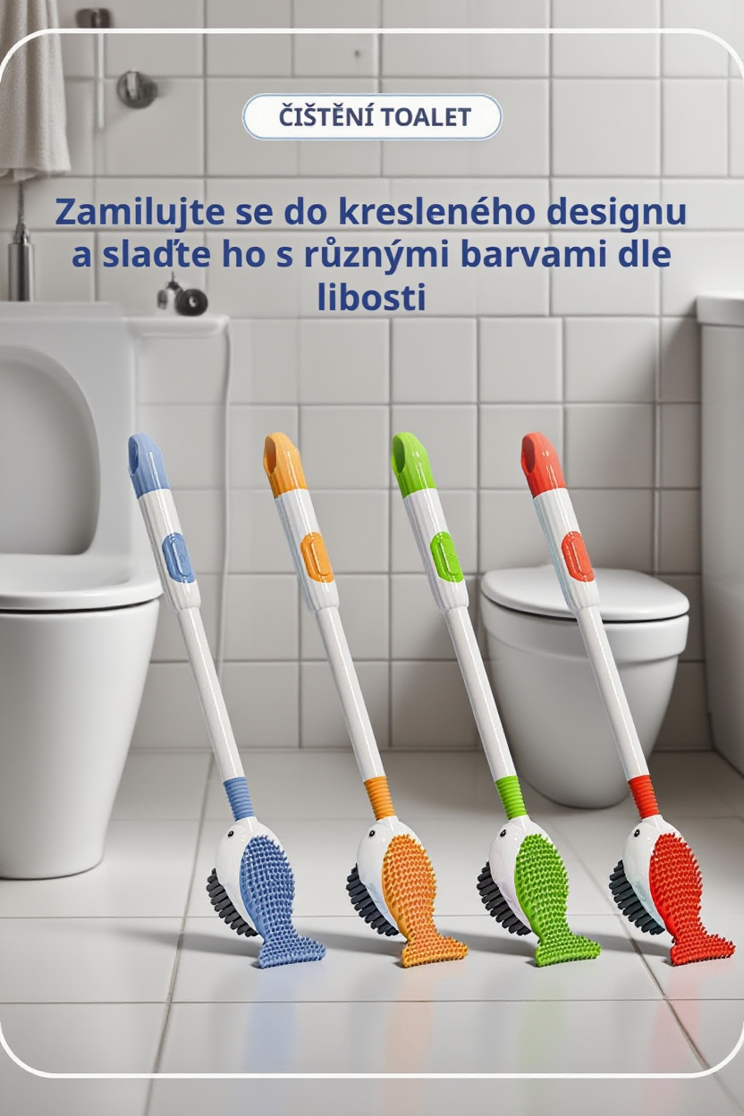 Snadné čištění toalety s dávkovačem kapaliny