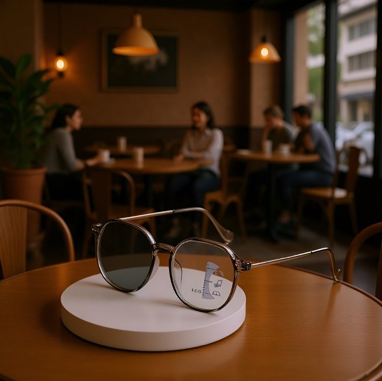 目の疲れを軽減するブルーライトカット老眼鏡