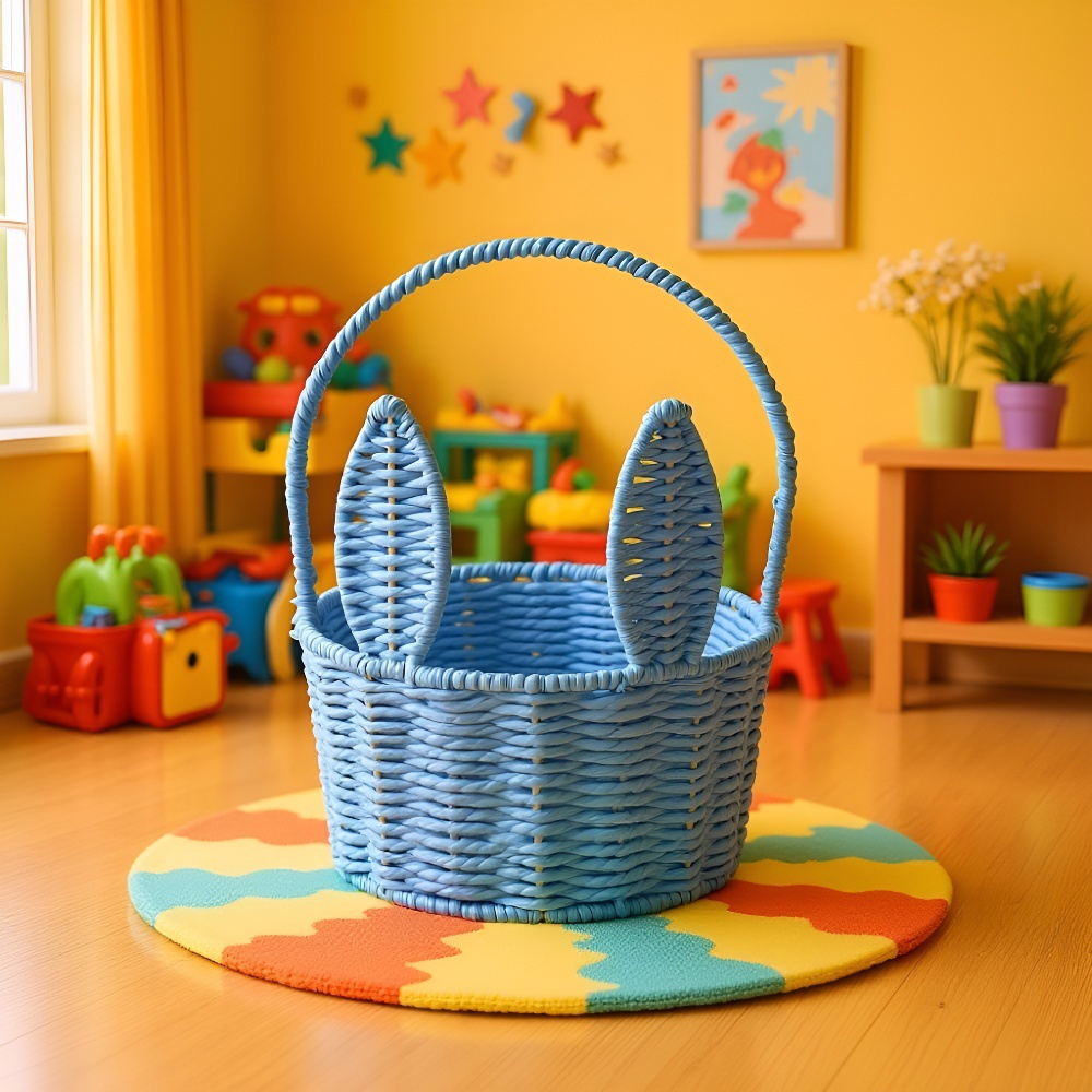 Cesta de almacenamiento tejida