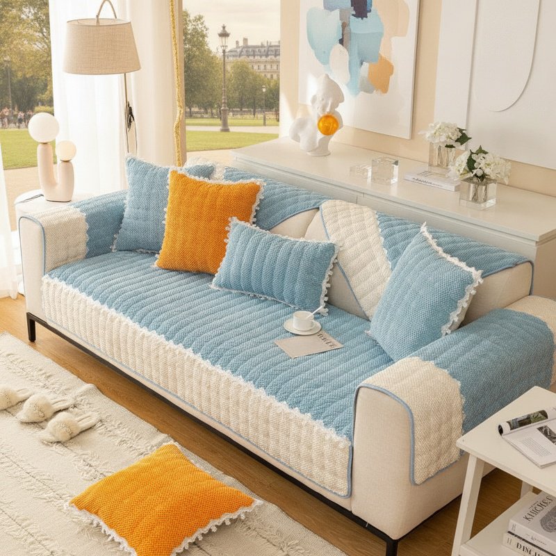 Verdickte Cord-Sofa Matte, Waschbar für Zuhause
