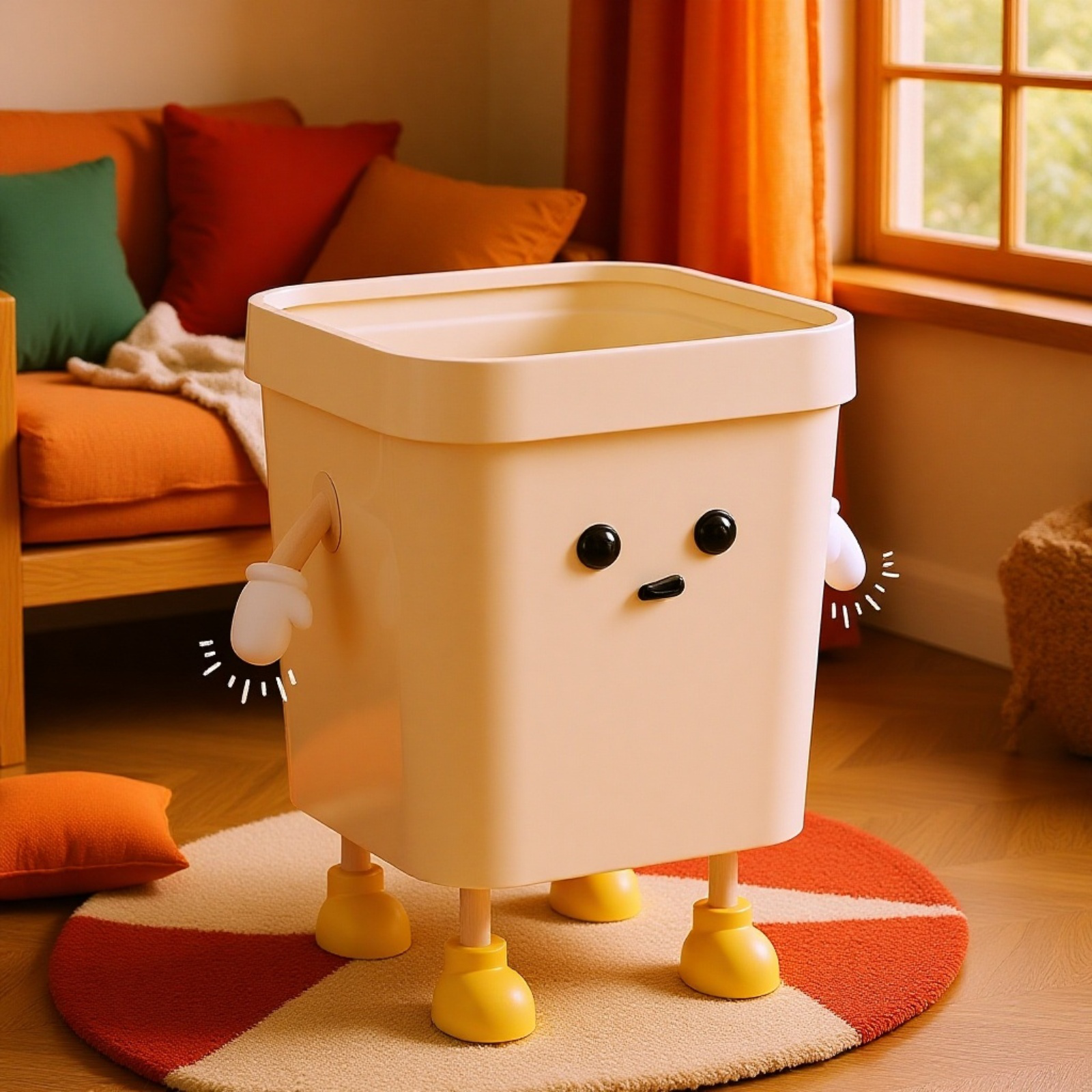 漫画風クリエイティブゴミ箱 寮・家庭用 おしゃれデザイン