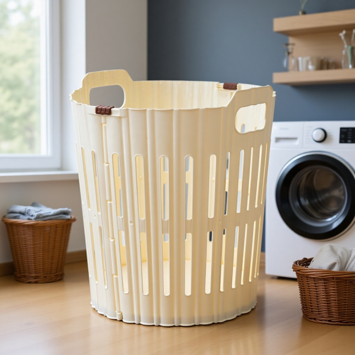 Bathroom Household Foldable Dirty Laundry Basket