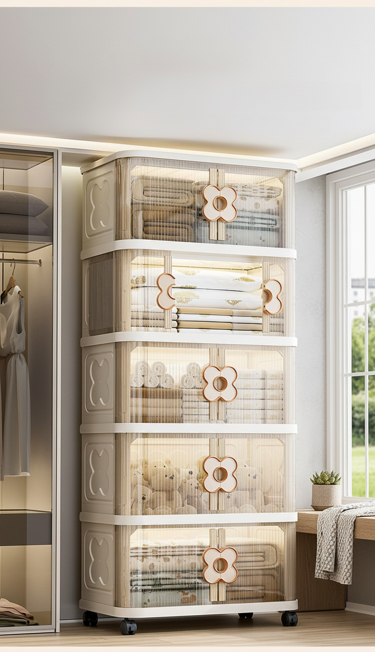 Boîte de rangement surdimensionnée pour snacks en plastique