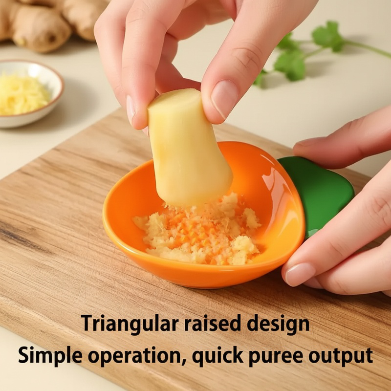 Ceramic Carrot Shape Grinding and Dipping Dish
