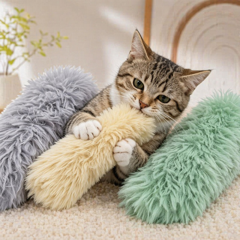 猫のぬいぐるみクッション