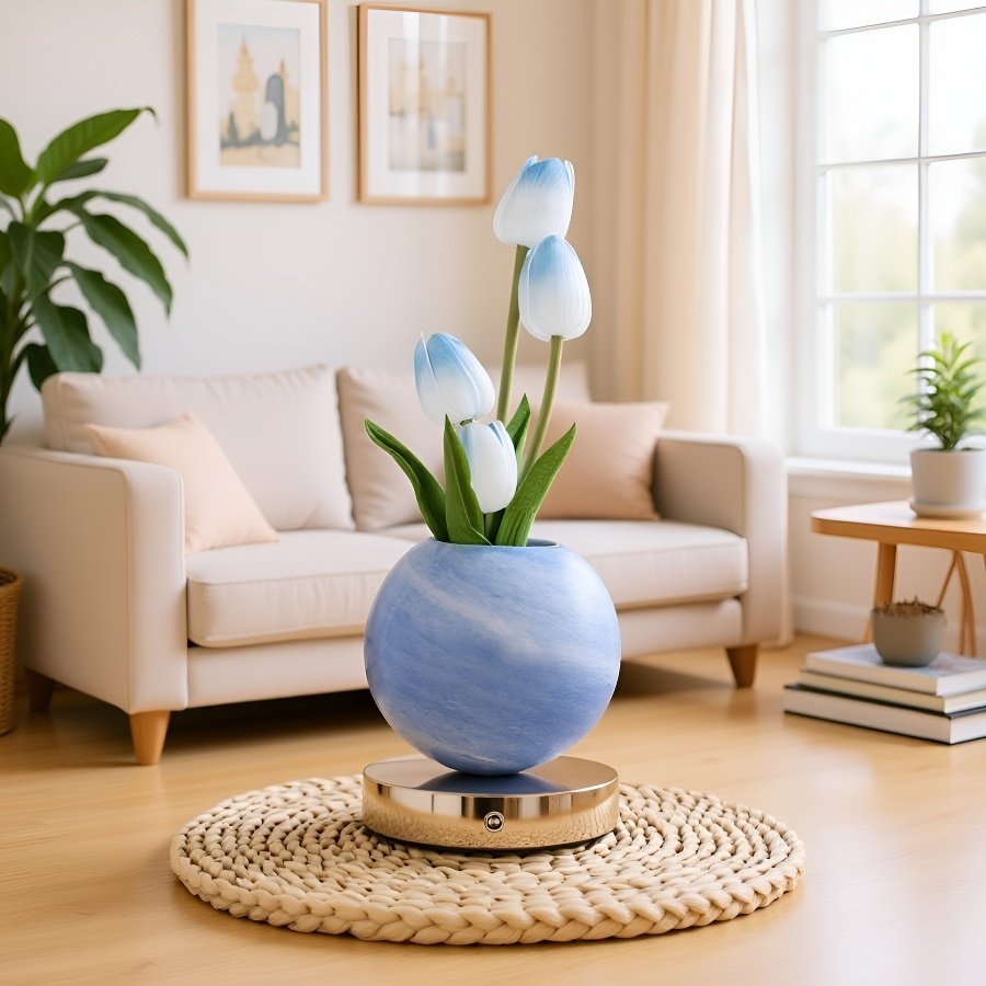 チューリップ型ナイトライトの全体画像